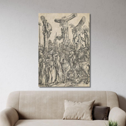 Crocifissione Lucas Cranach the Elder lce14 quadro stampato su tela
