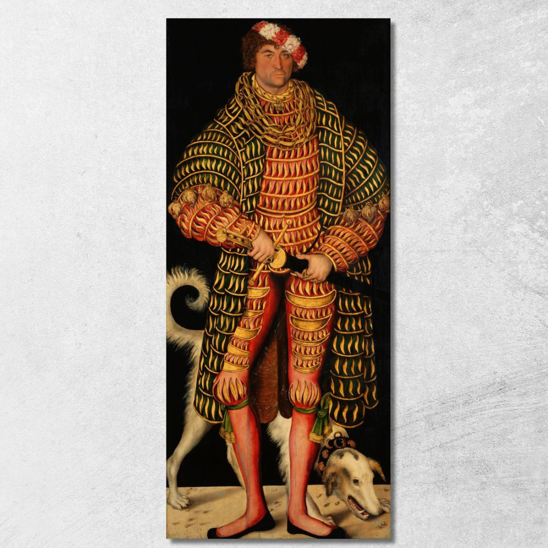Duca Enrico Il Pio Lucas Cranach the Elder lce17 quadro stampato su tela