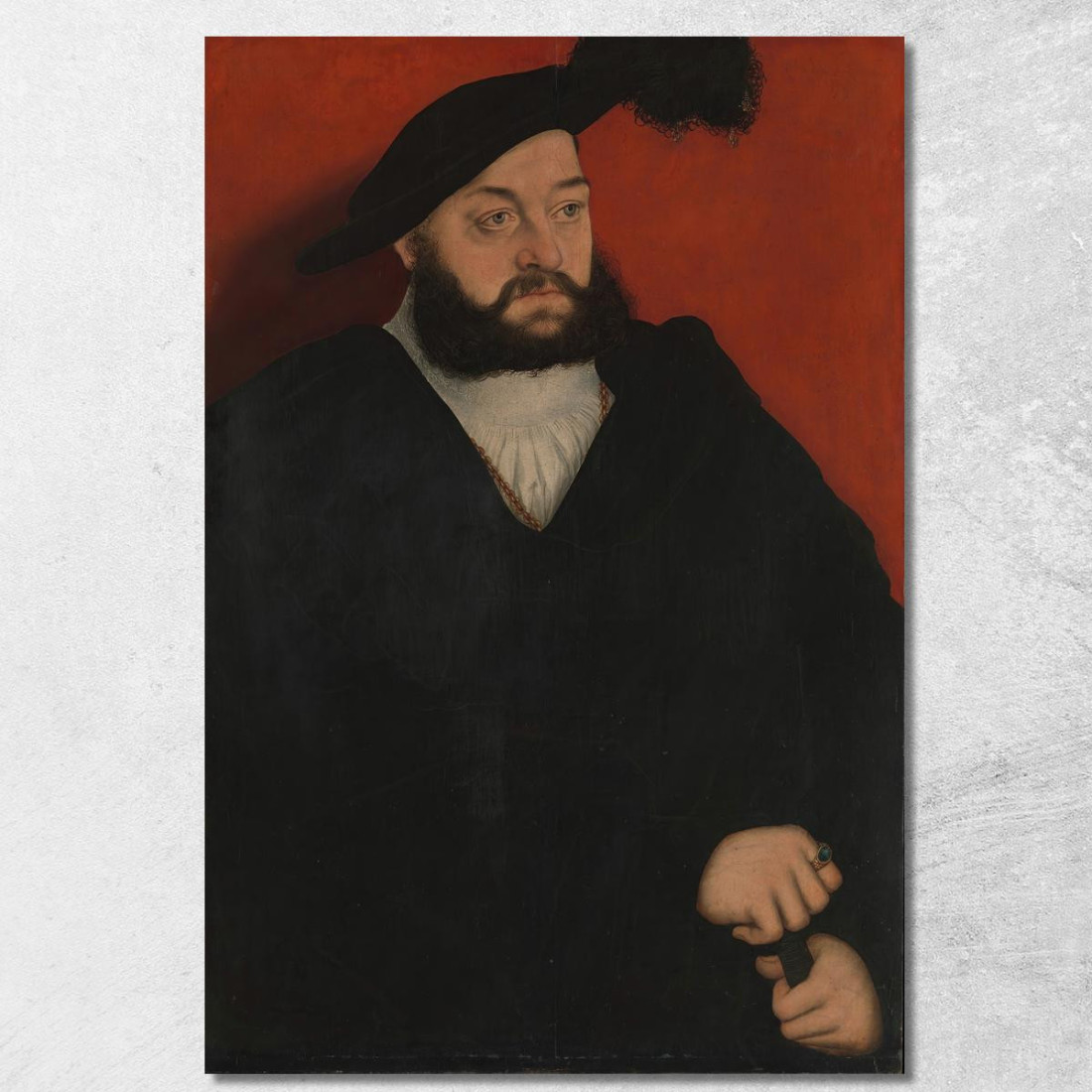 Giovanni (1498–1537) Duca Di Sassonia Lucas Cranach the Elder lce20 quadro stampato su tela