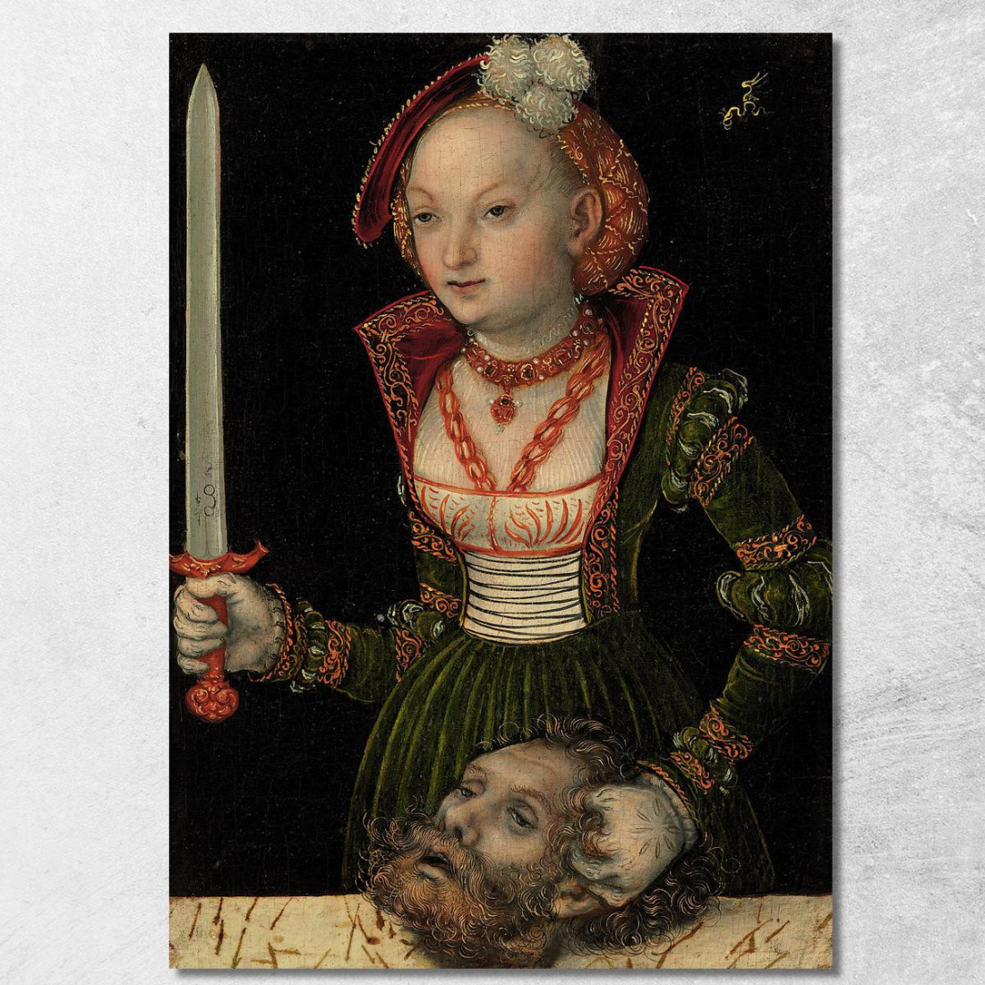Giuditta E Oloferne Lucas Cranach the Elder lce22 quadro stampato su tela