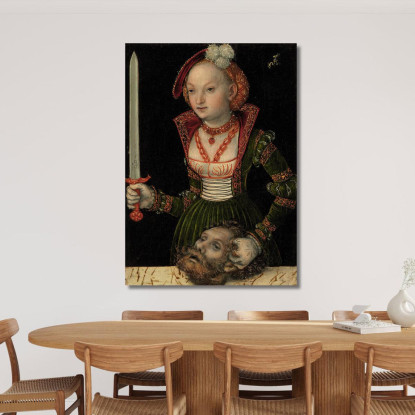 Giuditta E Oloferne Lucas Cranach the Elder lce22 quadro stampato su tela