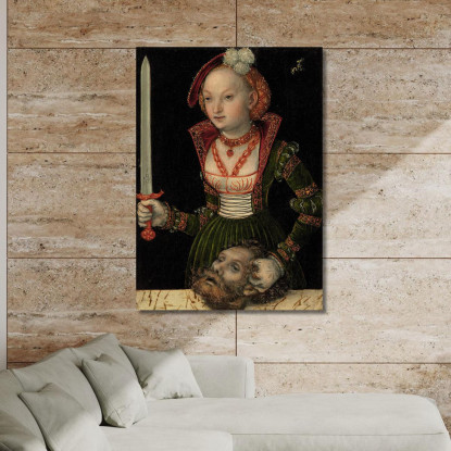 Giuditta E Oloferne Lucas Cranach the Elder lce22 quadro stampato su tela