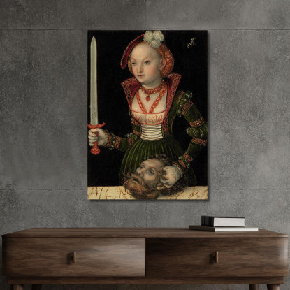 Giuditta E Oloferne Lucas Cranach the Elder lce22 quadro stampato su tela
