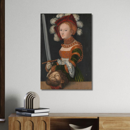 Giuditta Con La Testa Di Oloferne Lucas Cranach the Elder lce23 quadro stampato su tela