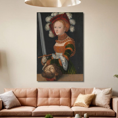 Giuditta Con La Testa Di Oloferne Lucas Cranach the Elder lce23 quadro stampato su tela