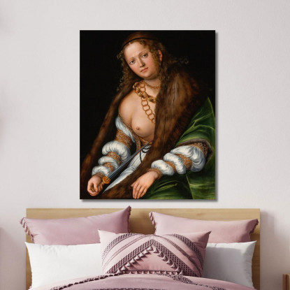Lucrezia 2 Lucas Cranach the Elder lce24 quadro stampato su tela