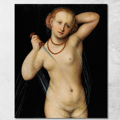 Lucrezia 4 Lucas Cranach the Elder lce26 quadro stampato su tela