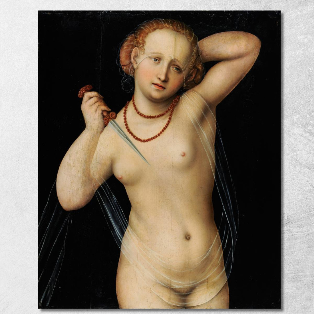 Lucrezia 4 Lucas Cranach the Elder lce26 quadro stampato su tela