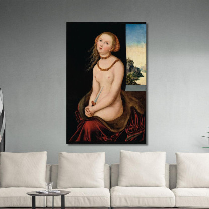 Lucrezia 5 Lucas Cranach the Elder lce27 quadro stampato su tela