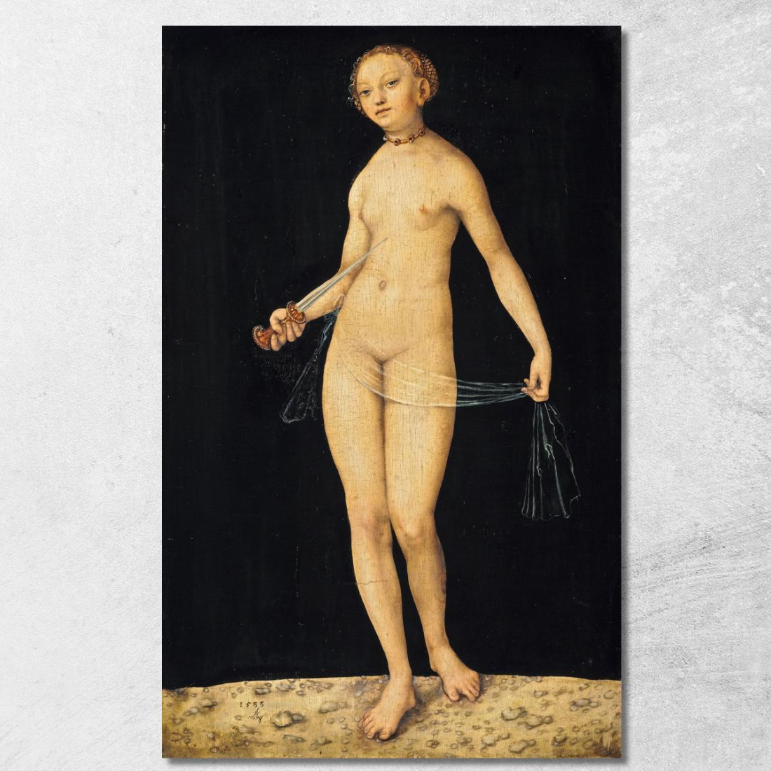 Lucrezia 6 Lucas Cranach the Elder lce28 quadro stampato su tela