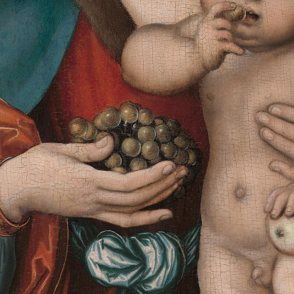 Madonna Col Bambino Lucas Cranach the Elder lce36 quadro stampato su tela