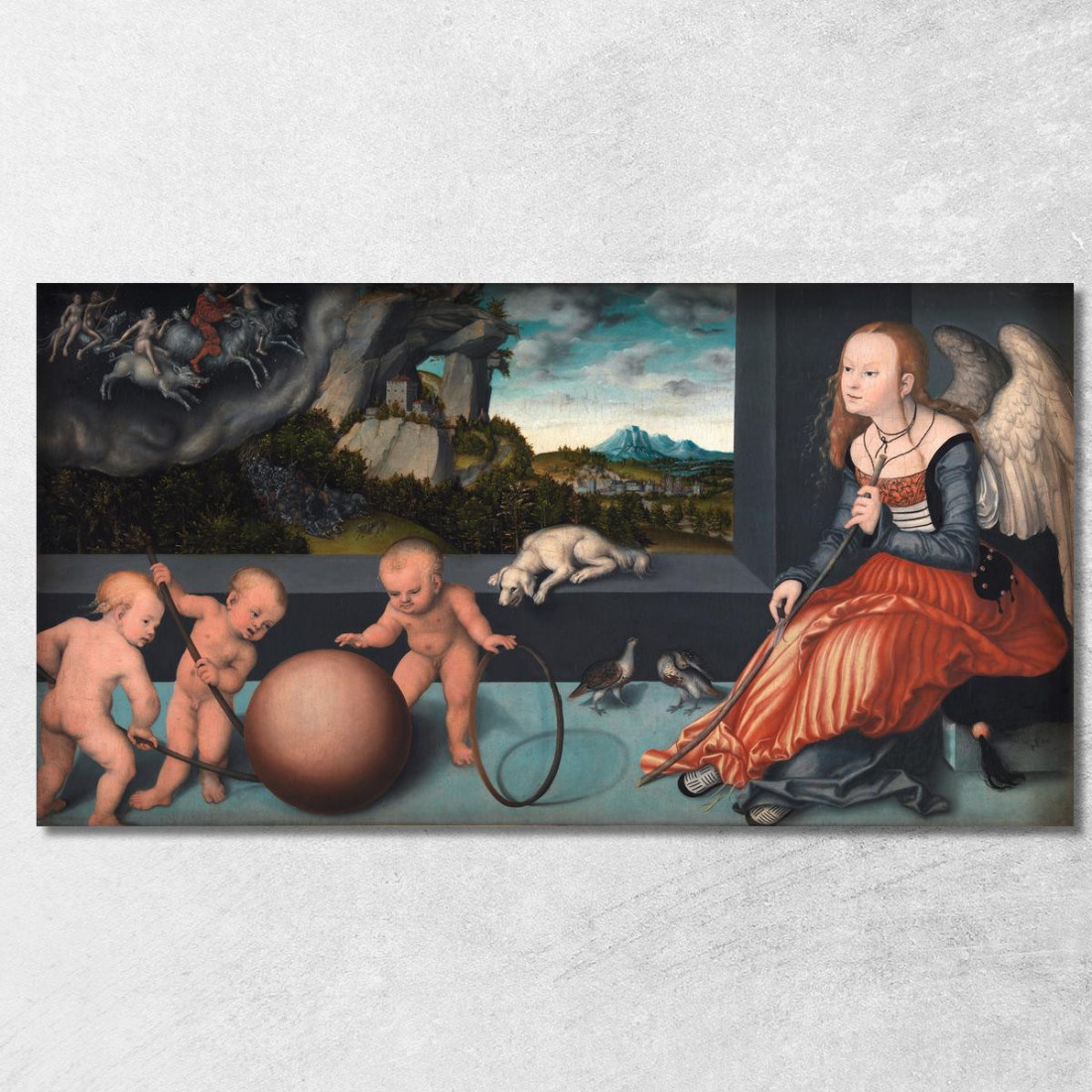 Malinconia Lucas Cranach the Elder lce39 quadro stampato su tela
