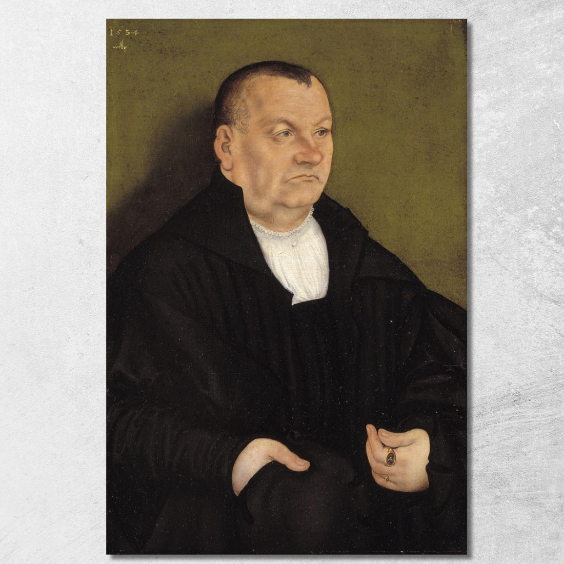 Ritratto Di Un Uomo 2 Lucas Cranach the Elder lce42 quadro stampato su tela