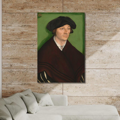 Ritratto Di Un Uomo Lucas Cranach the Elder lce44 quadro stampato su tela