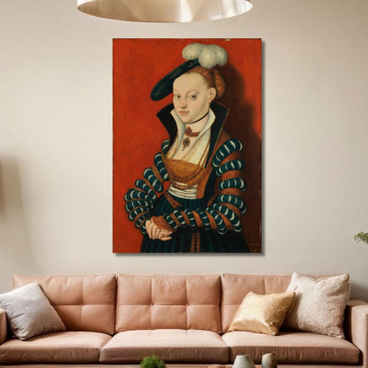 Ritratto Di Christiane Di Eulenau Lucas Cranach the Elder lce47 quadro stampato su tela
