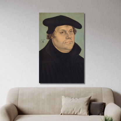 Ritratto Di Martin Lutero Lucas Cranach the Elder lce51 quadro stampato su tela