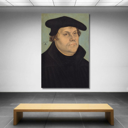 Ritratto Di Martin Lutero Lucas Cranach the Elder lce51 quadro stampato su tela