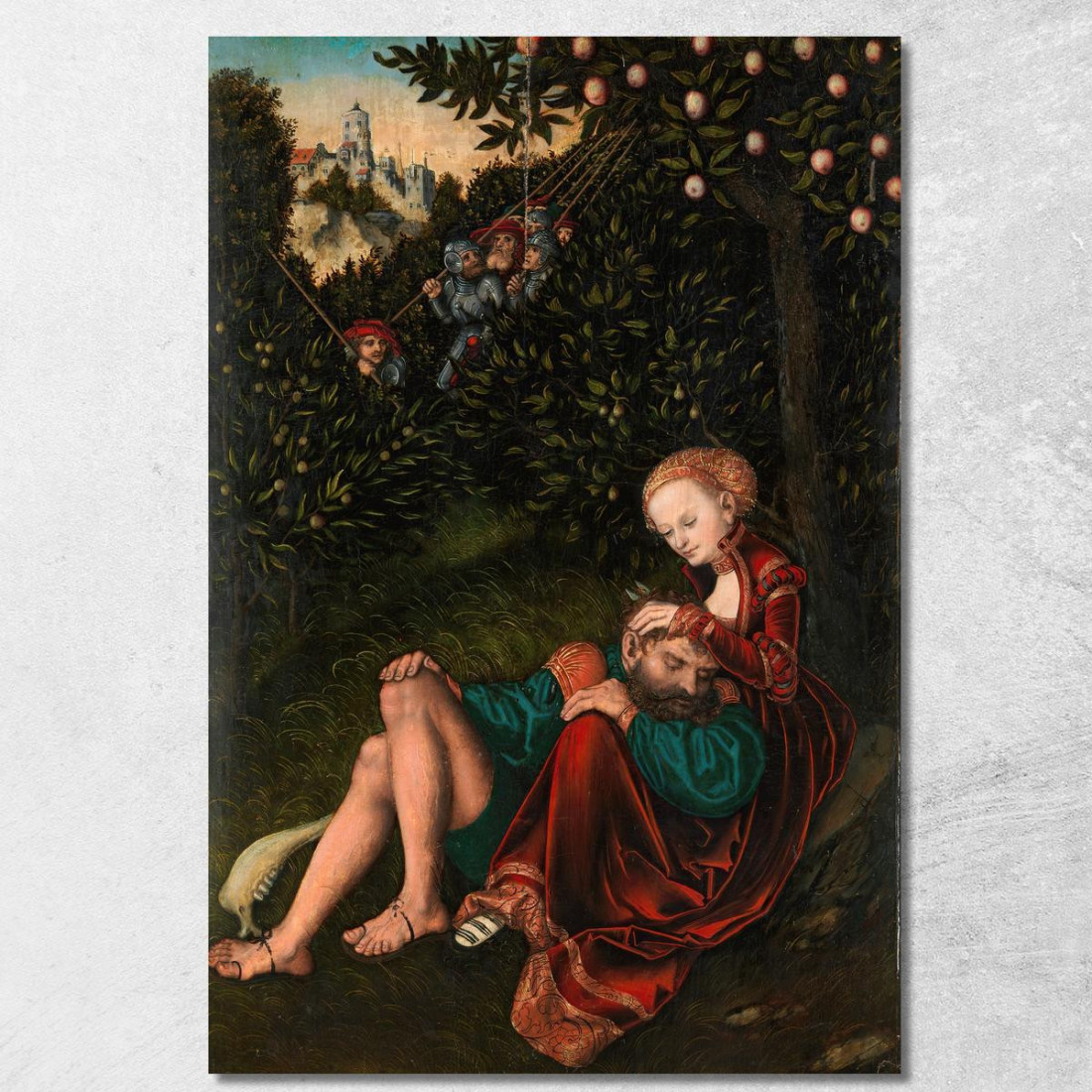 Sansone E Dalila Lucas Cranach the Elder lce59 quadro stampato su tela