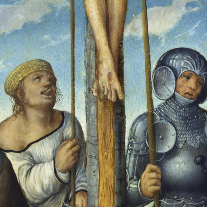 La Crocifissione Lucas Cranach the Elder lce65 quadro stampato su tela