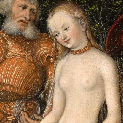 Il Giudizio Di Paride 2 Lucas Cranach the Elder lce74 quadro stampato su tela