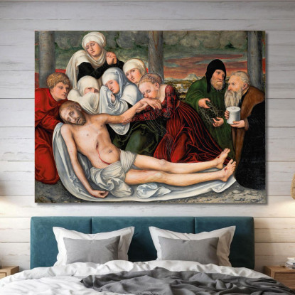 La Lamentazione Lucas Cranach the Elder lce79 quadro stampato su tela