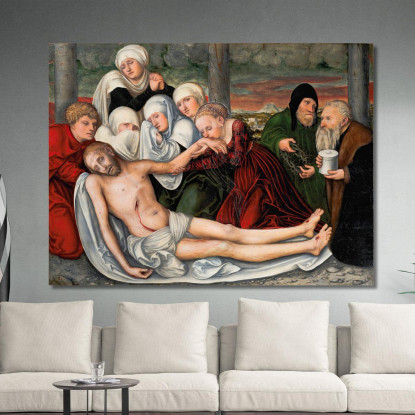 La Lamentazione Lucas Cranach the Elder lce79 quadro stampato su tela