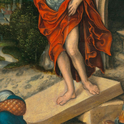 La Resurrezione Lucas Cranach the Elder lce84 quadro stampato su tela