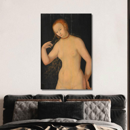 Venere 2 Lucas Cranach the Elder lce88 quadro stampato su tela