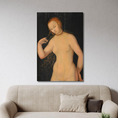 Venere 2 Lucas Cranach the Elder lce88 quadro stampato su tela