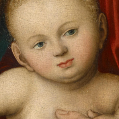 Vergine Con Il Bambino 2 Lucas Cranach the Elder lce93 quadro stampato su tela