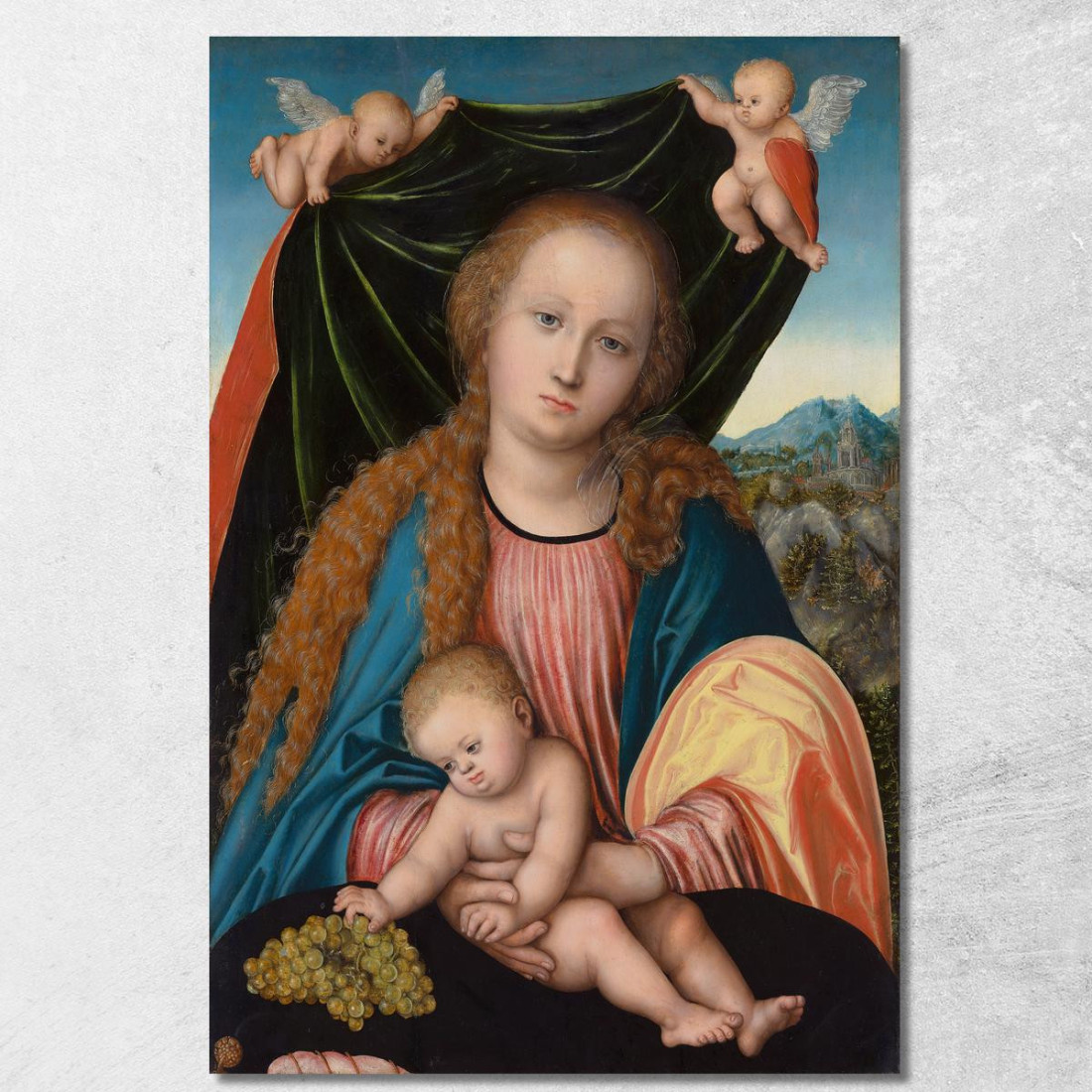 Vergine Con Il Bambino Lucas Cranach the Elder lce96 quadro stampato su tela
