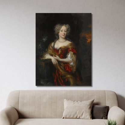Ritratto Di Una Dama 2 Nicolaes Maes nma15 quadro stampato su tela