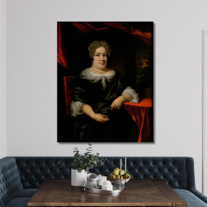 Ritratto Di Una Dama 3 Nicolaes Maes nma16 quadro stampato su tela