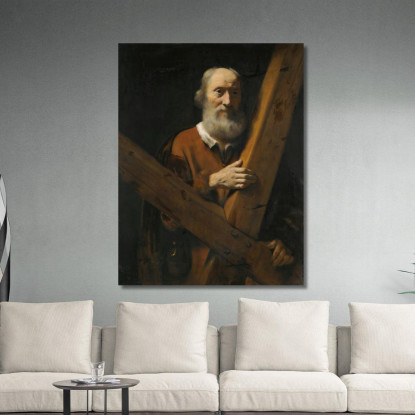 San Andrea Nicolaes Maes nma34 quadro stampato su tela