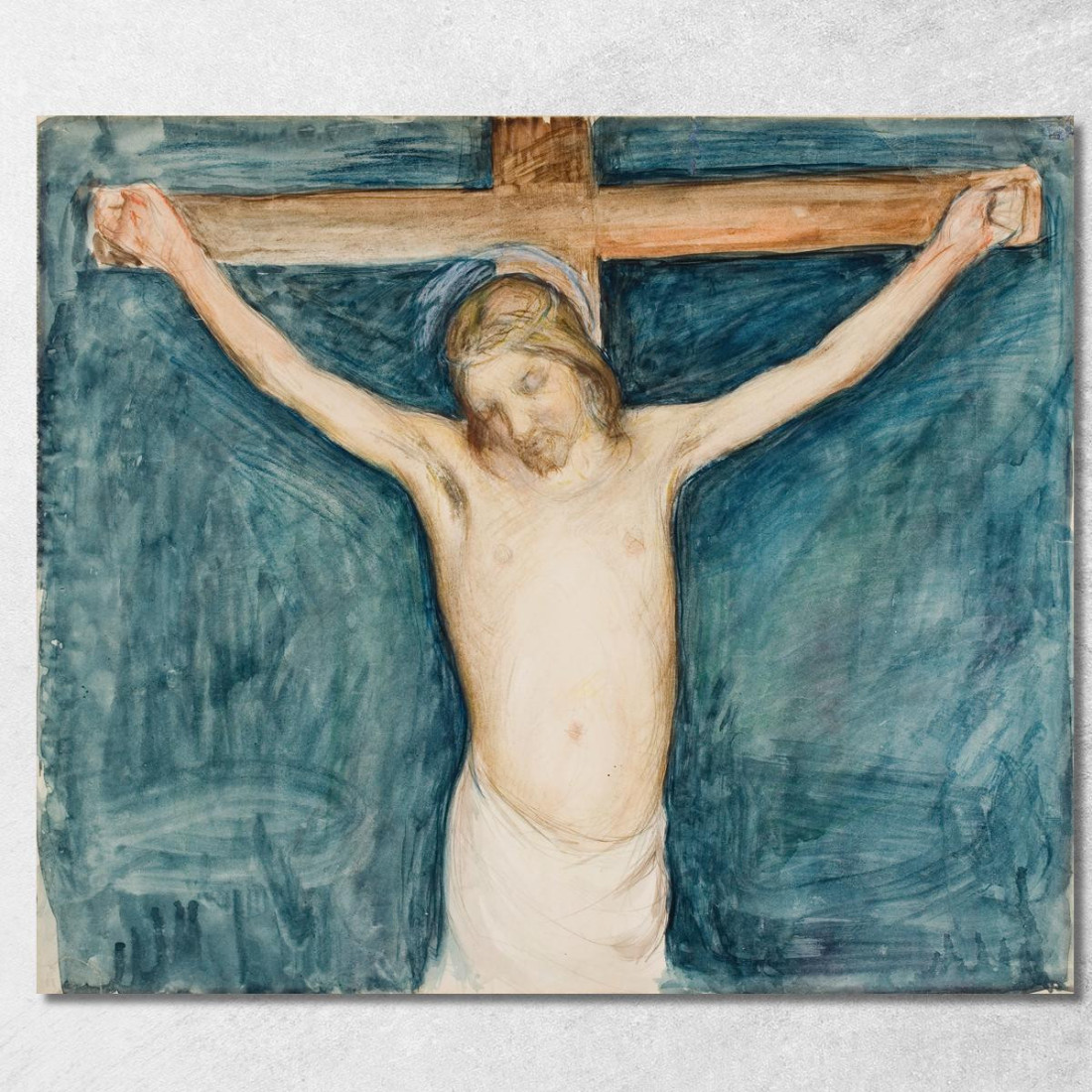 Crocifissione Pekka Halonen phl3 quadro stampato su tela