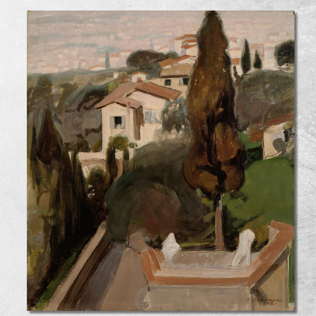 Fiesole Firenze Pekka Halonen phl5 quadro stampato su tela