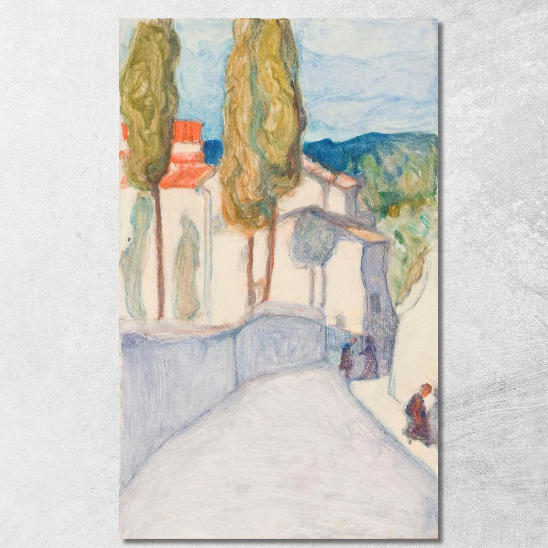 Firenze Viale Dei Colli Pekka Halonen phl6 quadro stampato su tela