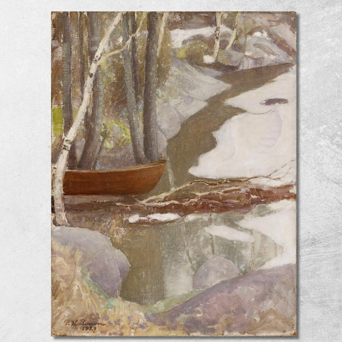 Paesaggio Primaverile Pekka Halonen phl22 quadro stampato su tela