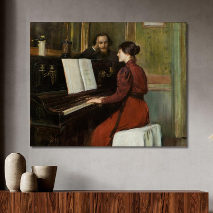 Una Storia D'Amore Santiago Rusiñol srs1 quadro stampato su tela