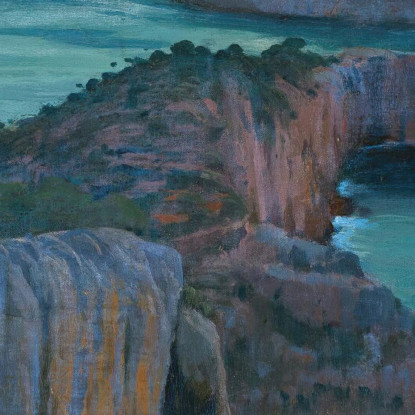 Cala Grisa Santiago Rusiñol srs6 quadro stampato su tela