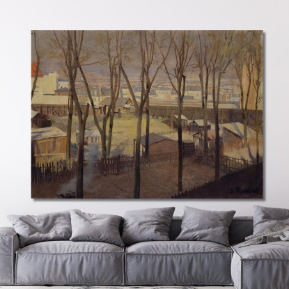 La Butte Santiago Rusiñol srs20 quadro stampato su tela