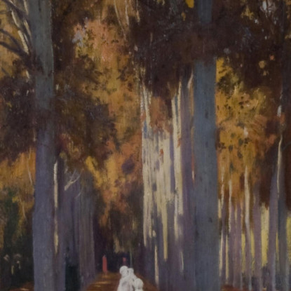 Autunnale Santiago Rusiñol srs26 quadro stampato su tela