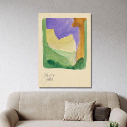 Studi Sul Colore 10 Fogli Vii Karl Wiener kwn183 quadro stampato su tela