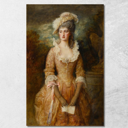 Clarissa Sir John Everett Millais jem6 quadro stampato su tela