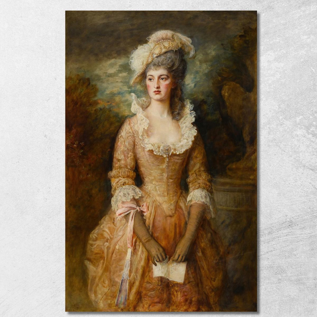 Clarissa Sir John Everett Millais jem6 quadro stampato su tela