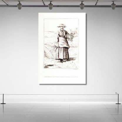 Passaggi Dalle Poesie Di Thomas Hood – Ruth Sir John Everett Millais jem21 quadro stampato su tela
