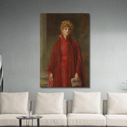 Porzia Sir John Everett Millais jem26 quadro stampato su tela