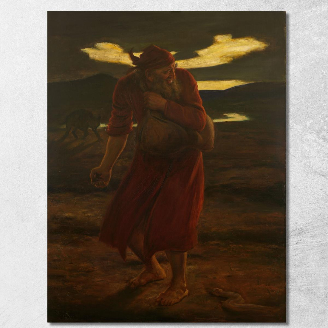 La Parabola Della Zizzania Sir John Everett Millais jem54 quadro stampato su tela
