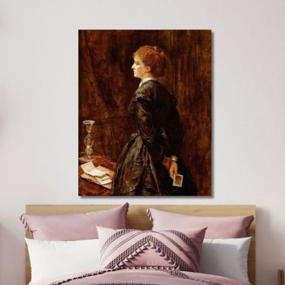 Sì O No? Sir John Everett Millais jem62 quadro stampato su tela