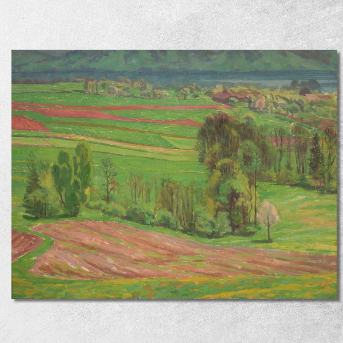 Paesaggio Dell'Attersee In Primavera Walther Gamerith wgm3 quadro stampato su tela
